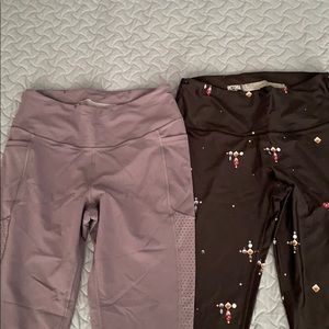 2 pair Victoria Sport leggings